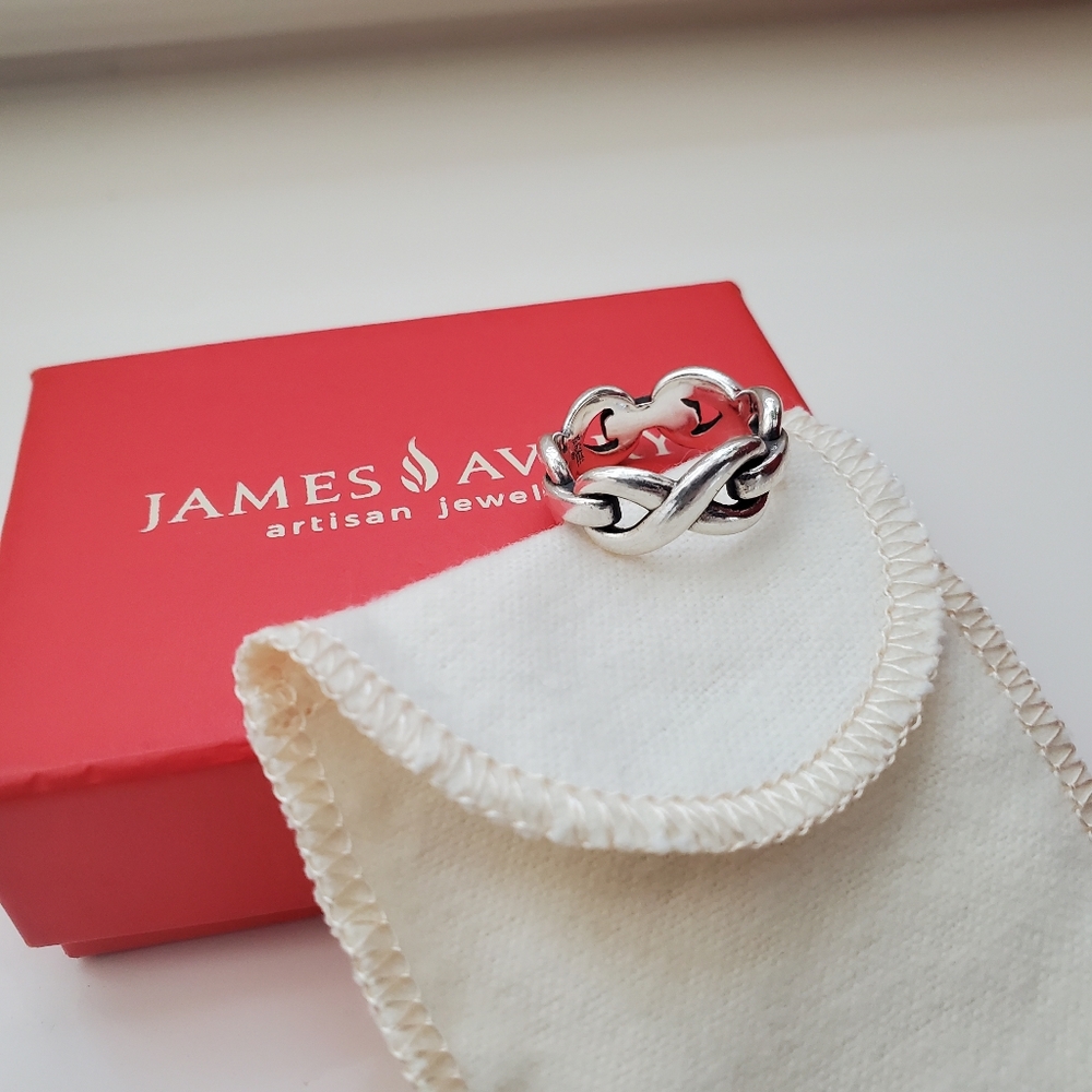 James Avery Retired Infinity Band Ring
